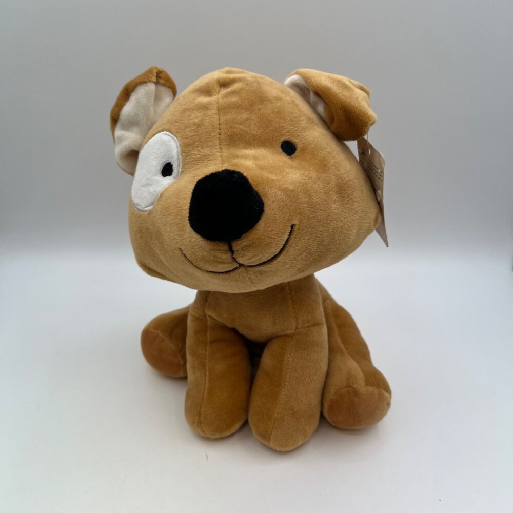 Best Made Toys Brown Smiling 10" Dog Plush Stuffed Animal w/ Tag